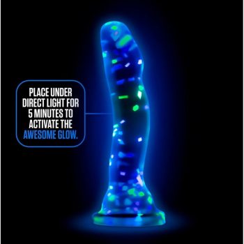 Neo Elite Glow in the Dark Silicone Hanky Panky Dildo1