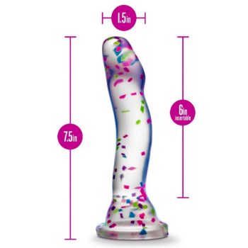 Neo Elite Glow in the Dark Silicone Hanky Panky Dildo2